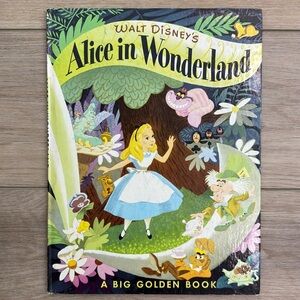 72’ Big Golden‎ Book Alice In Wonderland
